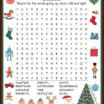 Merry Christmas Word Search Free Printable Christmas