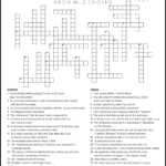 Musical Crossword Puzzles With Free Printables