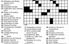 New York Times Sunday Crossword Printable Rtrs Online