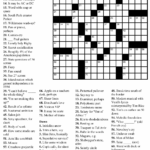 New York Times Sunday Crossword Puzzle Printable