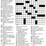 Pop Culture Crossword Printable Free Printable Template Free