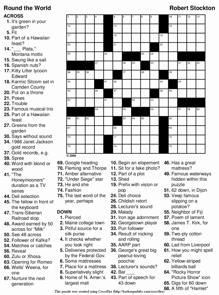 Printable Bible Crossword Puzzles With Scripture References