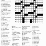 Printable Christmas Crossword Puzzles For Adults With