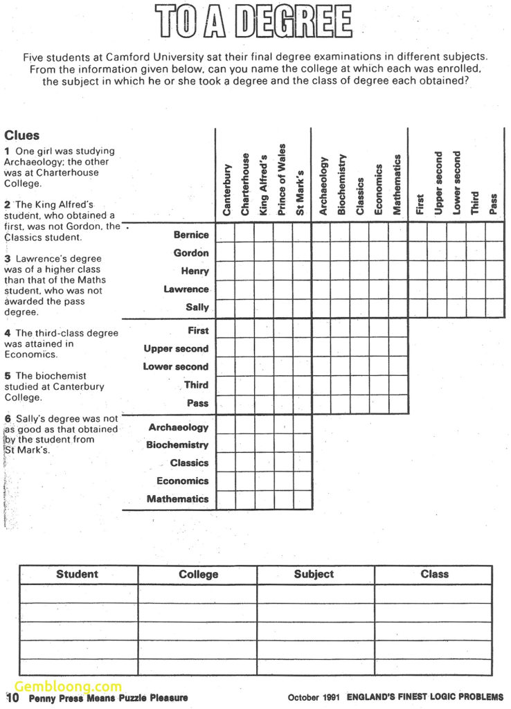Printable Christmas Logic Puzzle Printable Crossword Puzzles