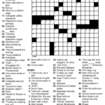 Printable Crossword For Middle School Printable