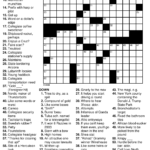 Printable Crossword Puzzles Easy Adults Printable