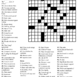 Printable Crossword Puzzles For 10 Year Olds Printable
