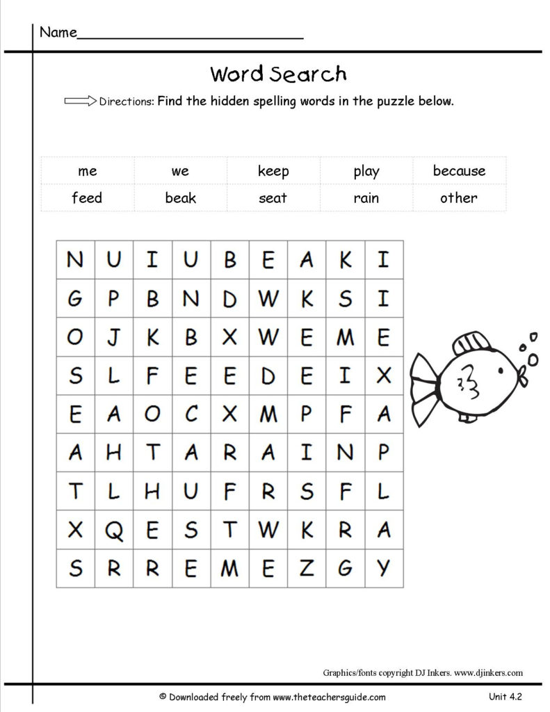 Printable Crossword # 1