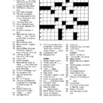 Printable Crosswords For Year 4 Printable Crossword Puzzles