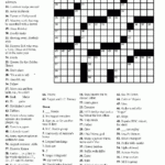 Printable Crosswords For Young Adults Printable
