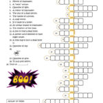 Printable Halloween Crossword Printable Crossword Puzzles