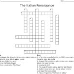 Printable Italian Crossword Puzzles Printable Crossword