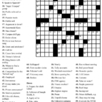 Printable Jumbo Crossword Printable Crossword Puzzles