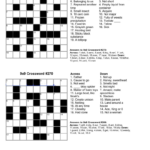 Printable Junior Crossword Puzzles Printable Crossword