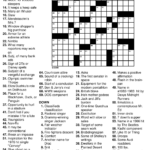 Printable Medium Crossword Puzzles Free Printable