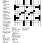 Printable Newspaper Crossword Puzzles For Free