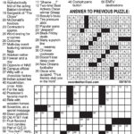 Printable Newspaper Crossword Puzzles For Free Printable