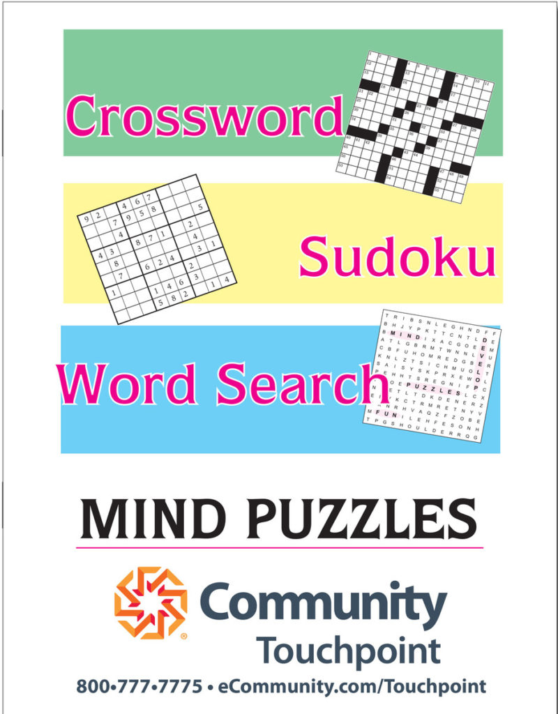 Printable Crossword Booklet