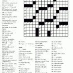 Printable Puzzles Adults Printable Crossword Puzzles