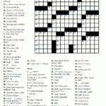 Printable Puzzles For Adults Printable Crossword Puzzles