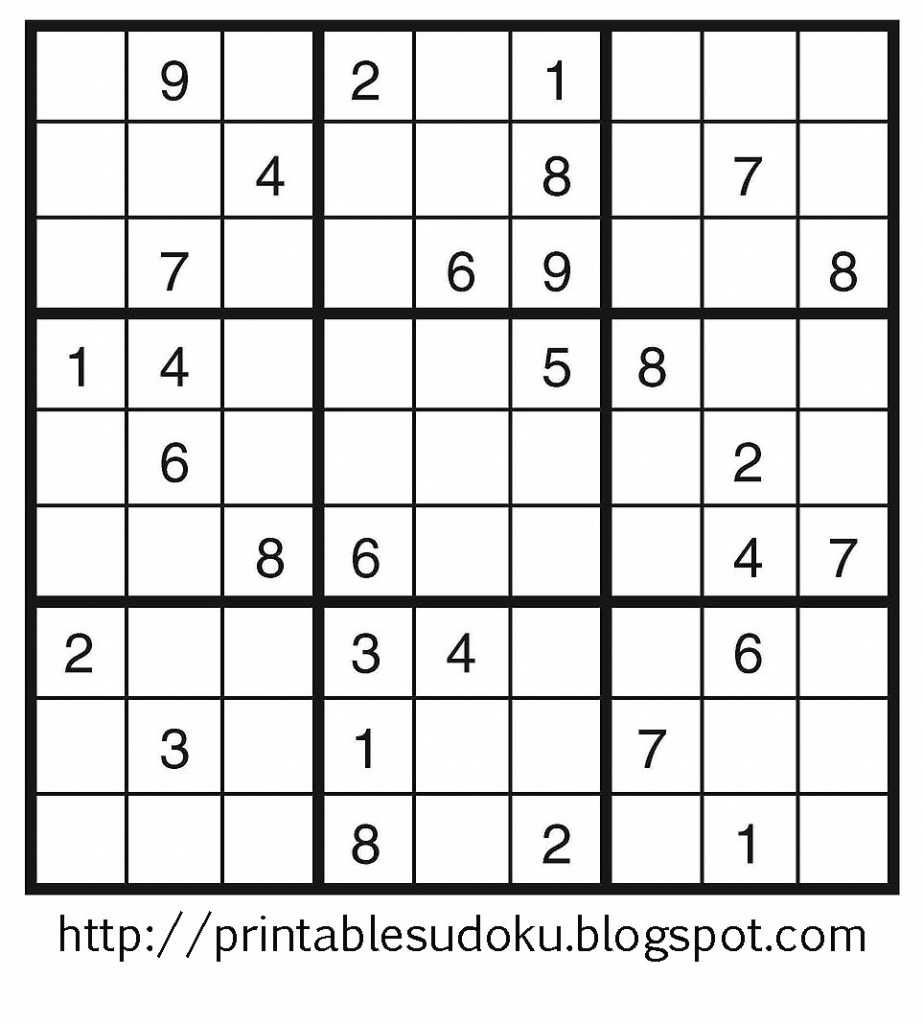 Printable Sudoku Extreme Printable Sudoku Free