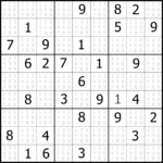 Printable Sudoku Puzzles Easy 1 Printable Crossword Puzzles