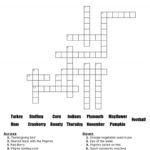 Printable Thanksgiving Puzzles Printable Crossword Puzzles