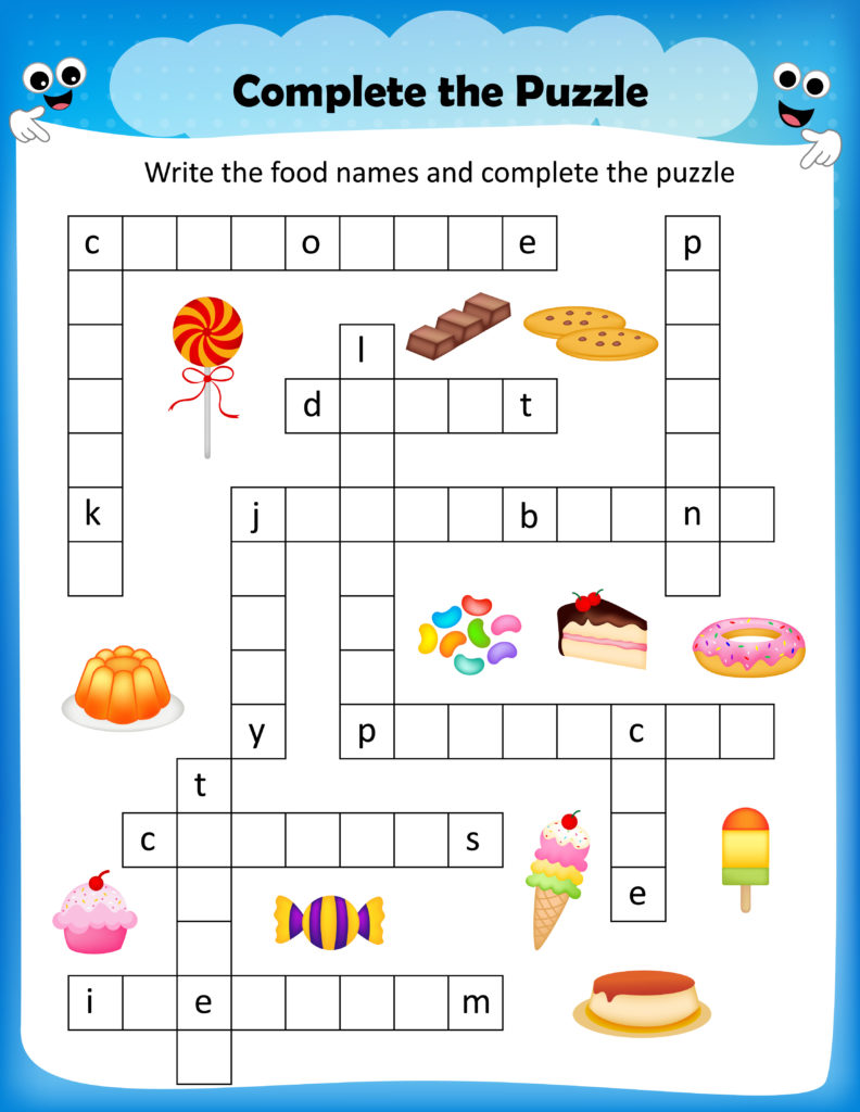 Printable Word Puzzles For 6 Year Olds Printable