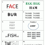 Rebus Worksheet 1