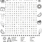 Summer Word Search Puzzles Best Coloring Pages For Kids