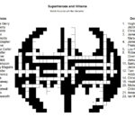 Superheroes And Villains Crossword Puzzle