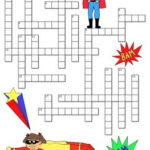 Superheroes Back To School Crossword Puzzle Superhero