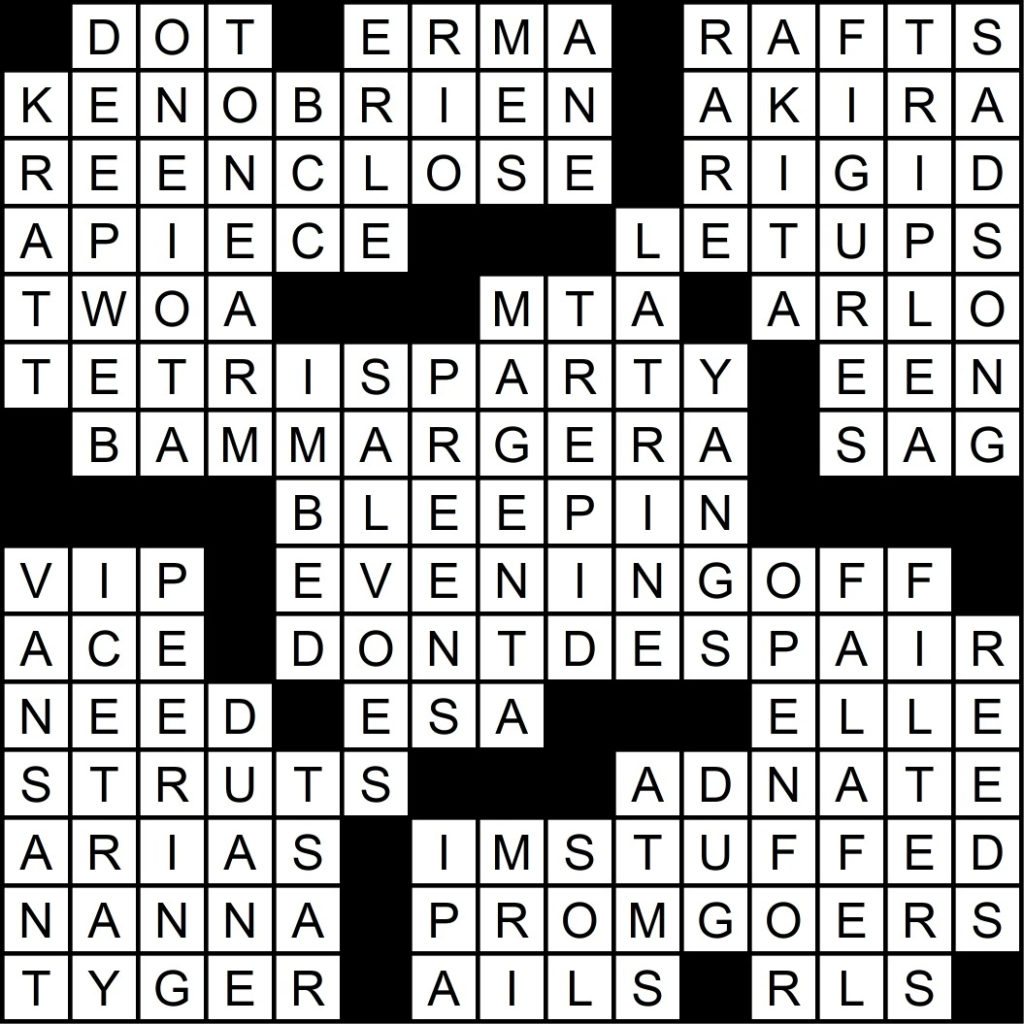 Printable Jonesin Crossword