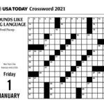 USA Today Crossword Puzzles 2023 Day To Day Calendar