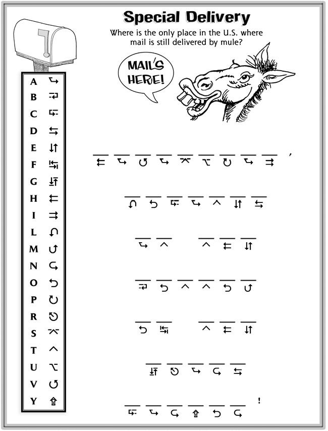 Welcome To Dover Publications U S A Secret Code Puzzles
