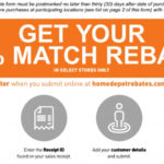11 Home Depot Rebate On In Store Purchases The Money Ninja