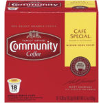 Community Coffee Cafe Special Coffee Pods 18 Count At