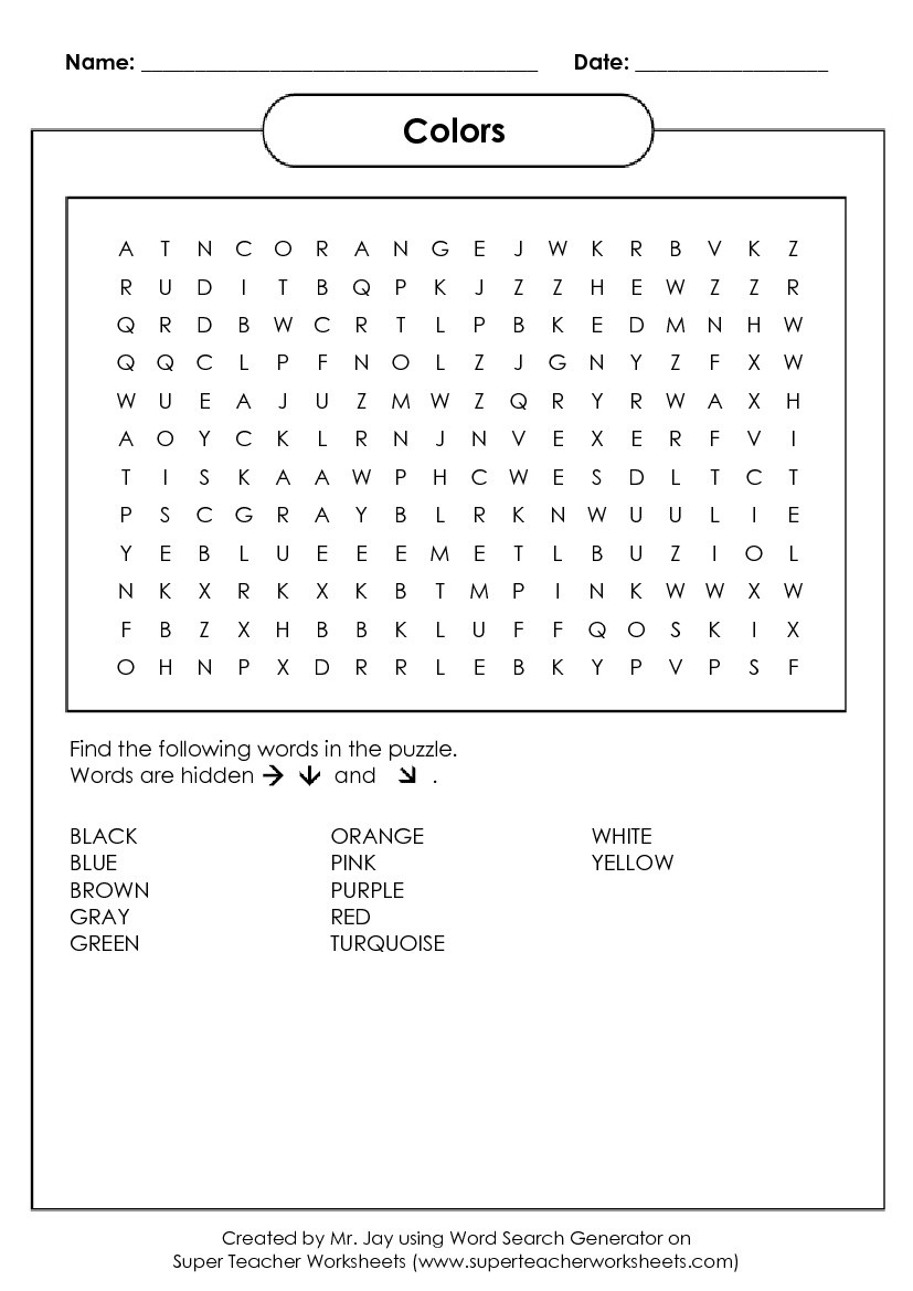 How To Create Word Search Puzzles For Free Printable