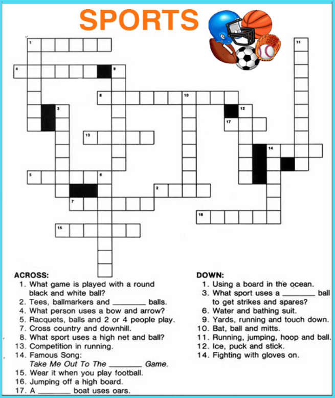 Printable Crossword Puzzles For Kids