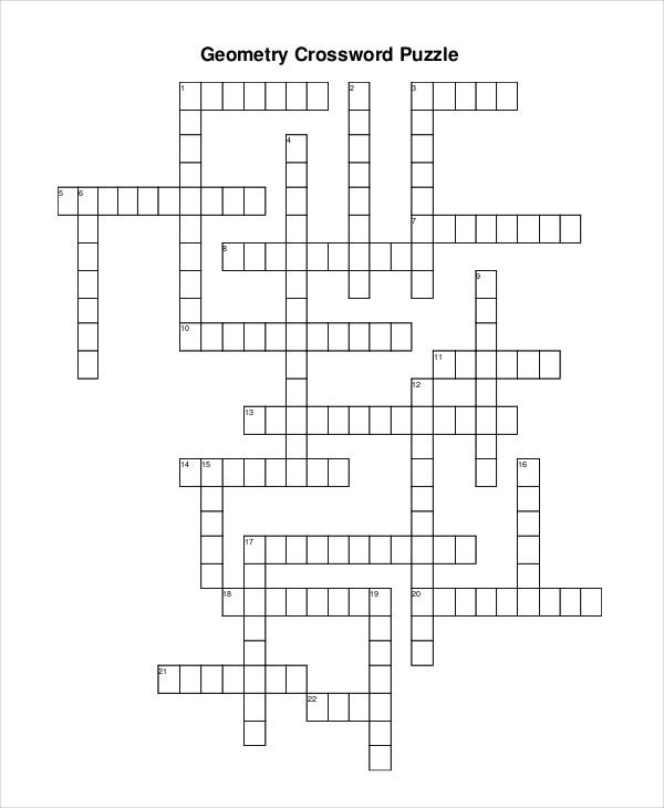 Printable Crossword Template Free