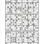 Free Printable Sudoku Puzzles 6 Per Page Sudoku Printable
