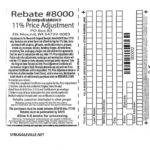 Menards 11 Price Adjustment Rebate 8000 Purchases 6 24