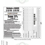 Menards 11 Rebate 5609 Purchases 2 3 19 2 9 19