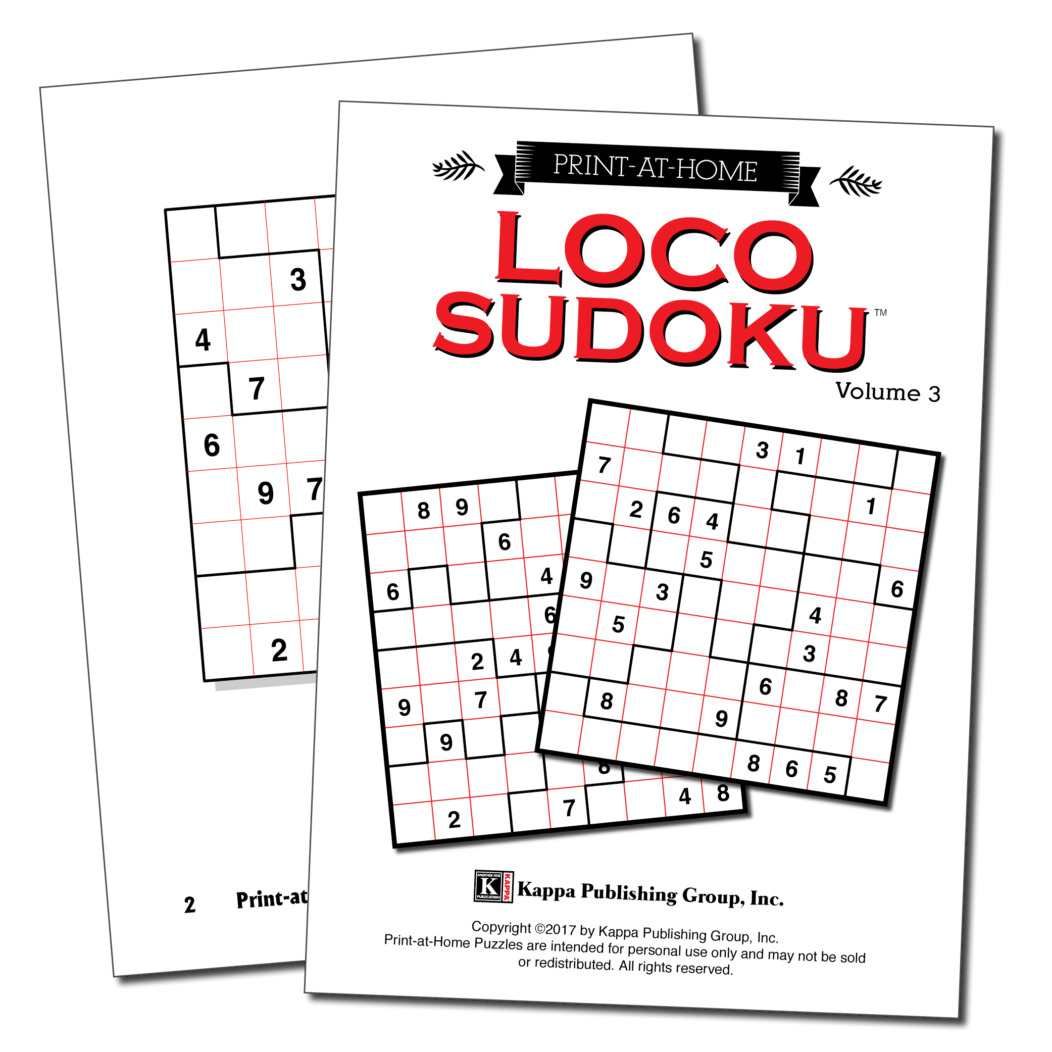 Free Printable Loco Sudoku Puzzles