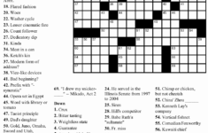 Printable Crossword Mirroreyes Printable Crossword Puzzles