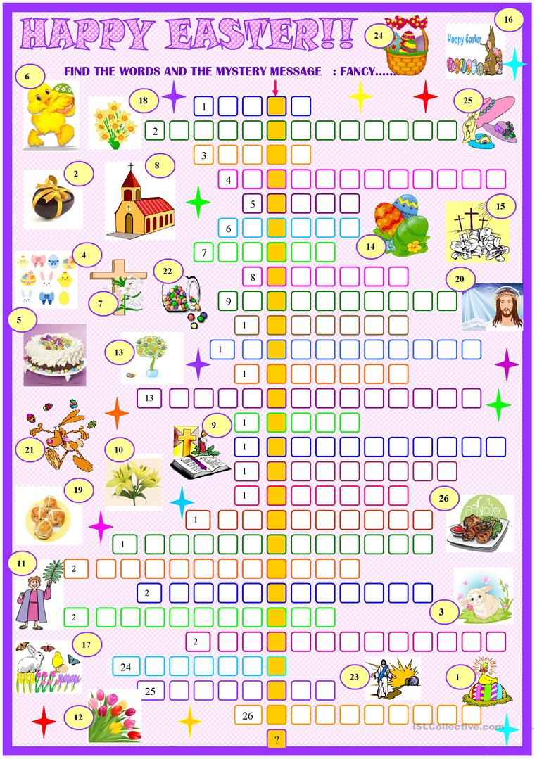 Free Printable Easter Puzzles For Adults