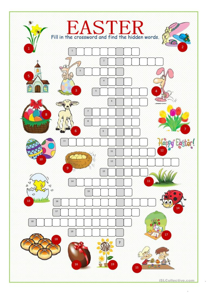 Free Printable Easter Puzzles For Adults