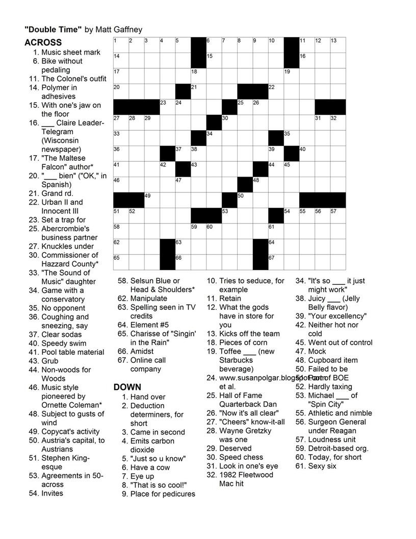 Printable Joseph Crossword Puzzles