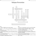 Printable Worksheets Printable Recovery Crossword