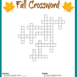 Teenage Crossword Puzzles Printable Free Printable